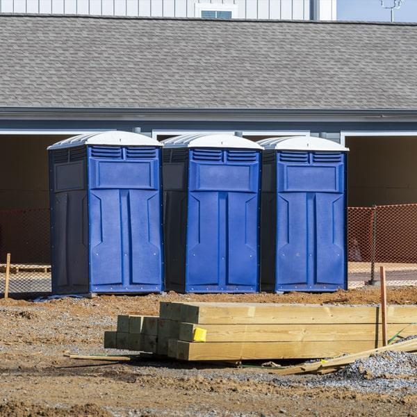 Heavy-duty construction site porta potty in Willmar, Minnesota
